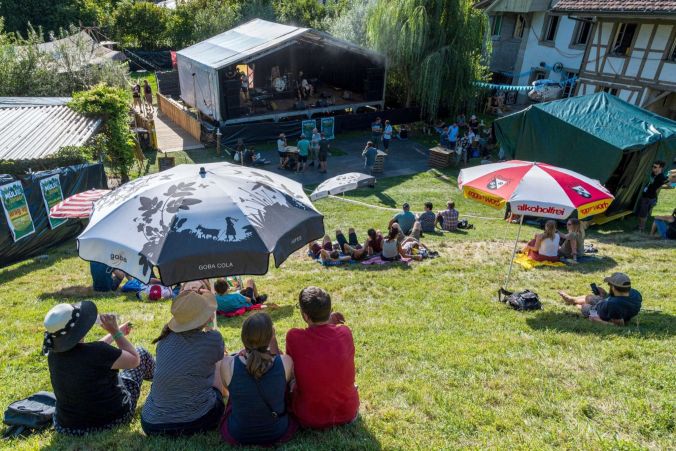 Das natürliche Bühne am Müli Openair in Deisswil