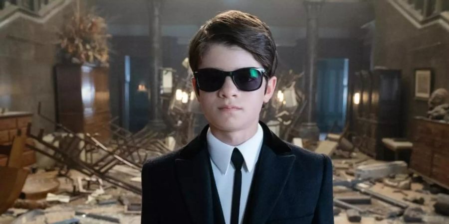 Ferdia Shaw als 12-jähriger Artemis Fowl in einer Szene aus «Artemis Fowl». Foto: Nicola Dove/© 2020 Disney Enterprises/dpa