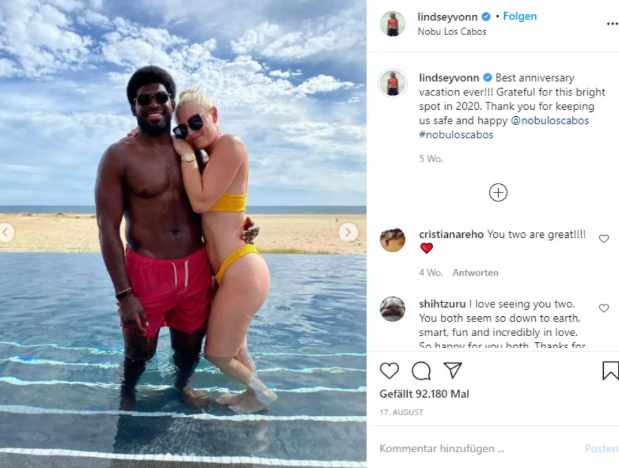 Lindsey Vonn ist mit dem Eishockey-Spieler P. K. Subban verlobt.