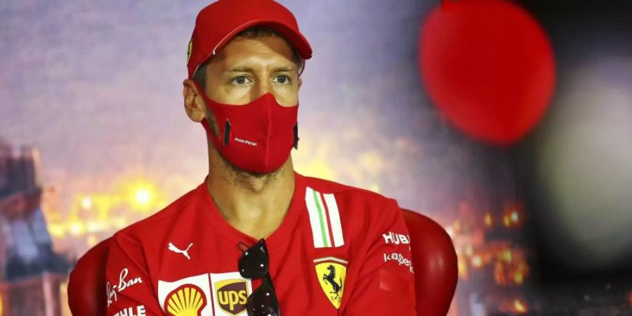 Trotz Krise im Kampfmodus: Ferrari-Pilot Sebastian Vettel. Foto: Xpb Images/POOL xpbimages.com/dpa