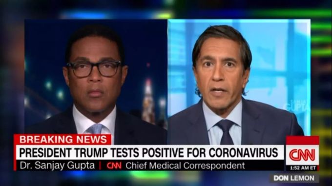 Doktor Sanjay Gupta im Interview bei CNN.