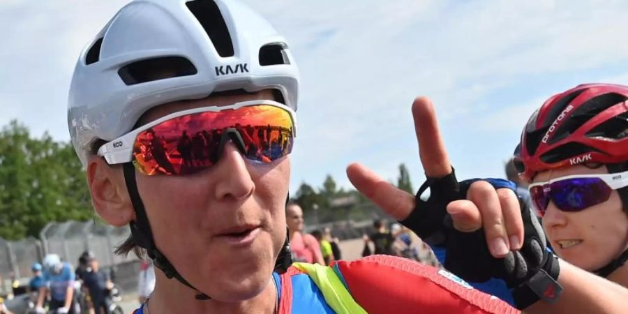 Verpasste in Plouay nur knapp eine EM-Medaillen: Lisa Brennauer. Foto: Hendrik Schmidt/dpa-Zentralbild/dpa