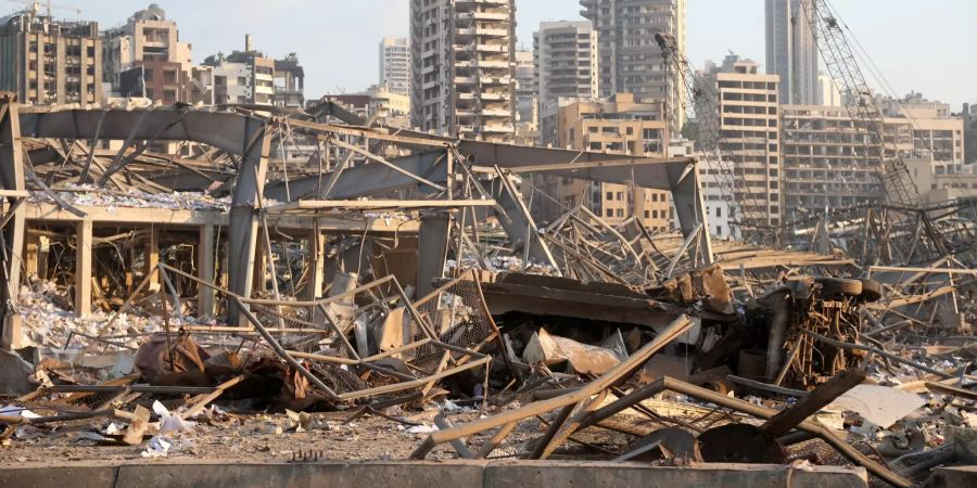 Bei der Explosion im Hafen von Beirut vom vergangenen Dienstag kamen mindestens 171 Menschen ums Leben.