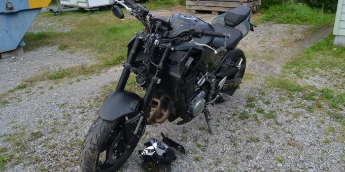 Herisau AR: Selbstunfall mit Motorrad. Herisau AR: Selbstunfall mit Motorrad