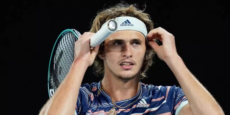 Gewann sein Auftaktmatch in Biot: Alexander Zverev. Foto: Scott Barbour/AAP/dpa