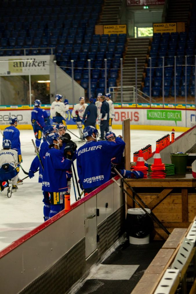 Training des EHC Kloten