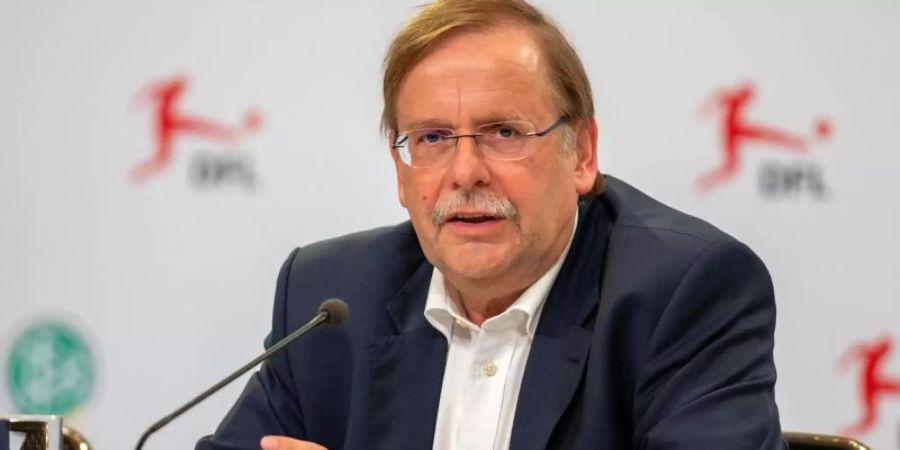 Rainer Koch hofft angesichts der finanziellen Folgen der Corona-Krise auf einen Sinneswandel im Amateurbereich. Foto: Andreas Gora/dpa