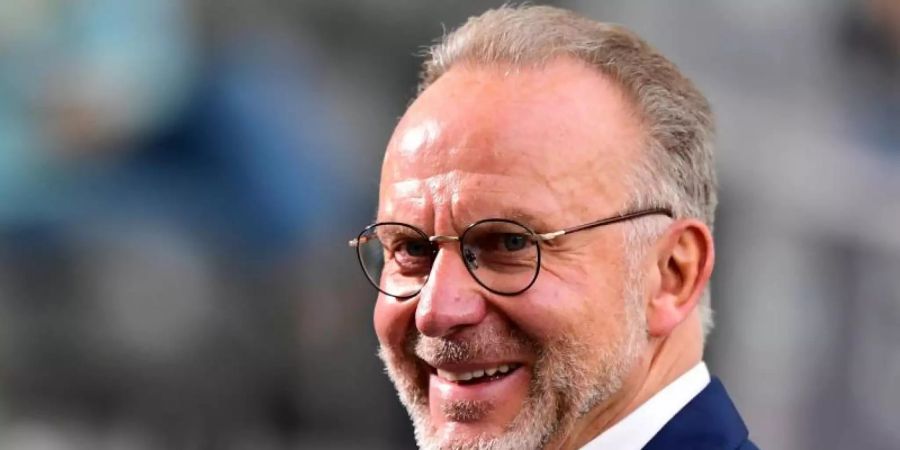 Hofft auf die baldige Rückkehr von Fans in die Fussball-Stadien: Bayern-Boss Karl-Heinz Rummenigge. Foto: Robert Michael/dpa-Zentralbild/Pool/dpa