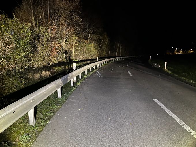 Unfallstelle in Kriessern Unfallstelle in Kriessern