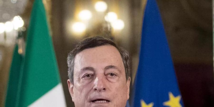 Mario Draghi ist mit der Bildung einer neuen Regierung beauftragt worden. Foto: Alessandra Tarantino/AP POOL/dpa