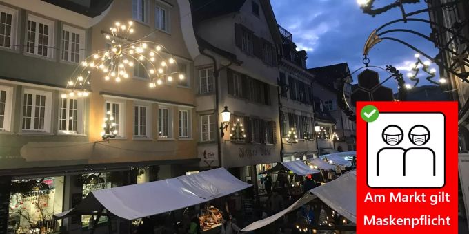 Klausmarkt findet statt. Stadt Altstätten