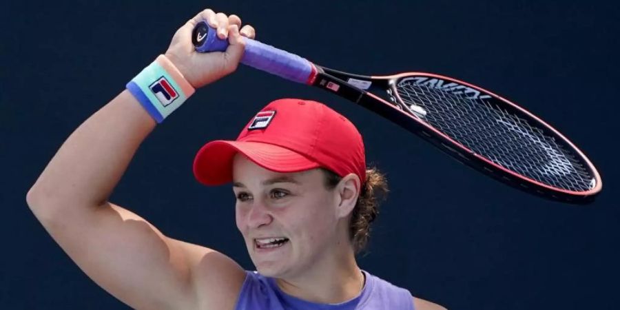 Gibt in Australien ihr Comeback: Ashleigh Barty. Foto: Dave Hunt/AAP/dpa