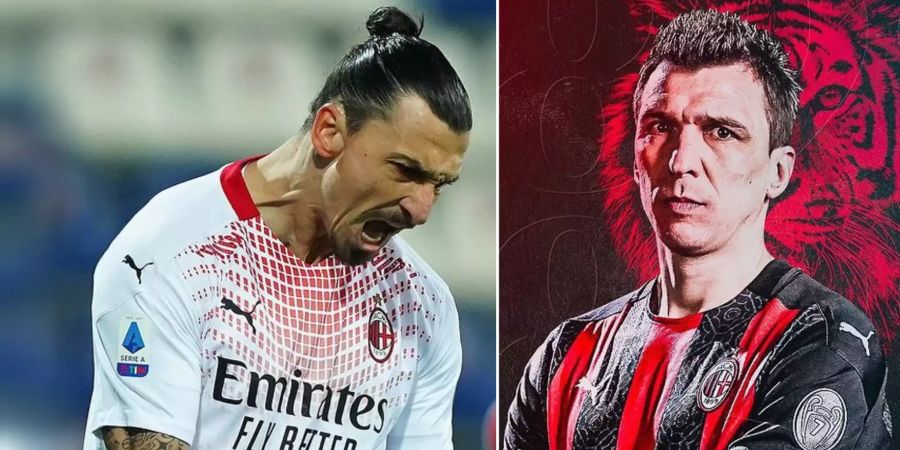 Zlatan Ibrahimovic Mandzukic Milan