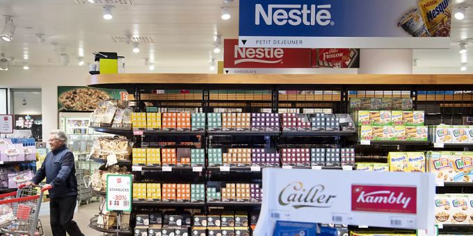 Produkte von Nestlé werden nach einer interner Analyse mehrheitlich als ungesund eingestuft. Nestlé Produkte