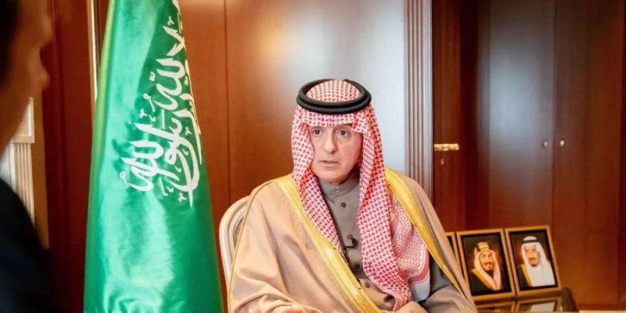 Der saudische Staatsminister für Auswärtiges, Adel al-Dschubair, in Berlin. Foto: Kay Nietfeld/dpa