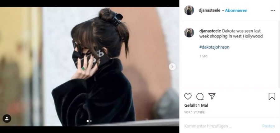 Dakota Johnson trägt einen verdächtigen Ring.