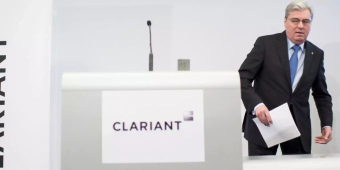 Hariolf Kottmann tritt bei Clariant ab. (Symbolbild) clariant Hariolf Kottmann