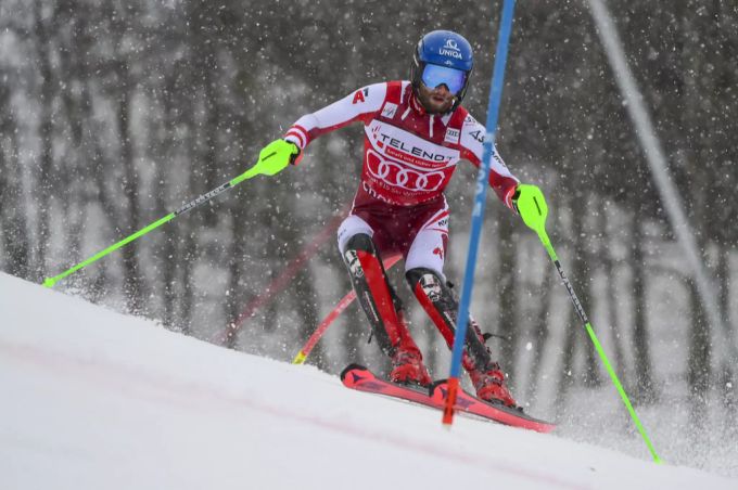 Österreichischer Slalom-Spezialist Marco Schwarz fällt aufgrund einer Verletzung für rund sechs Wochen aus (Archivbild). Marco Schwarz