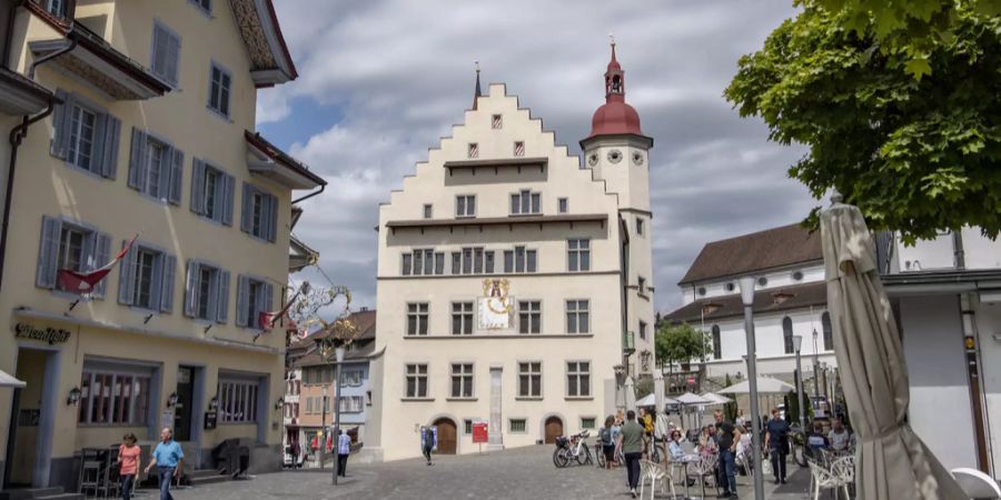 Die Altstadt der Gemeinde Sursee.