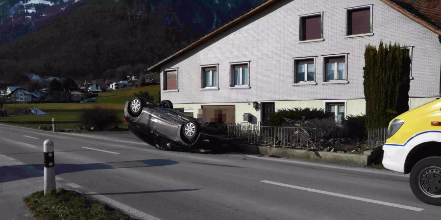 Rüthi SG: Selbstunfall – leicht verletzt