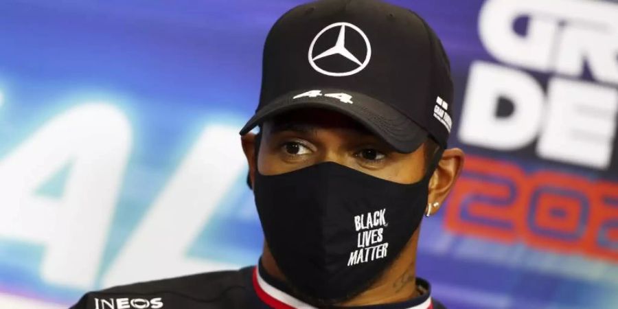 Mercedes-Superstar Lewis Hamilton sieht auch Chancen in einem Rennen in Saudi-Arabien. Foto: Joe Portlock/Getty Pool/AP/dpa