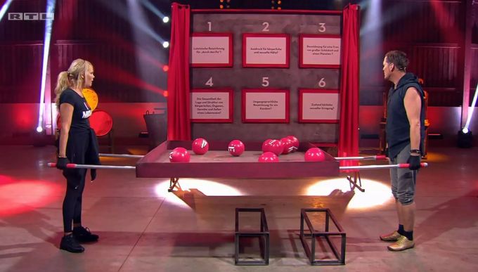 «Sommerhaus der Stars»: Diana und Michael konzentrieren sich. «Sommerhaus der Stars»: