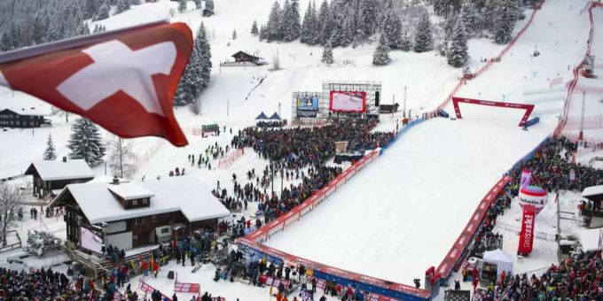 Die Pisten in Adelboden sind in gutem Zustand. ski weltcup adelboden