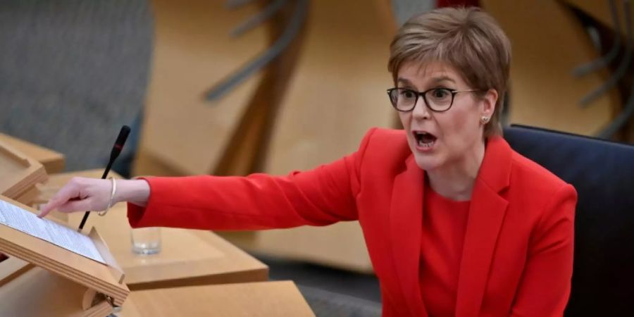 Die schottische Regierungschefin Nicola Sturgeon