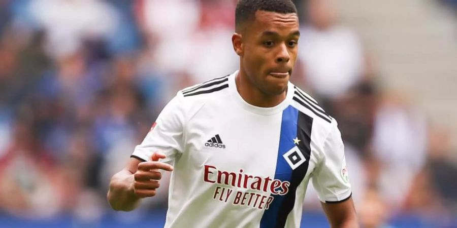 HSV-Profi Jan Gyamerah hat sich beim Training verletzt. Foto: Christian Charisius