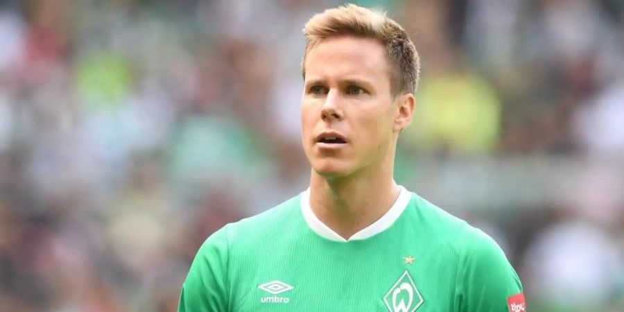 Werder-Kapitän Niklas Moisander hat sich an der Wade verletzt. Foto: Carmen Jaspersen