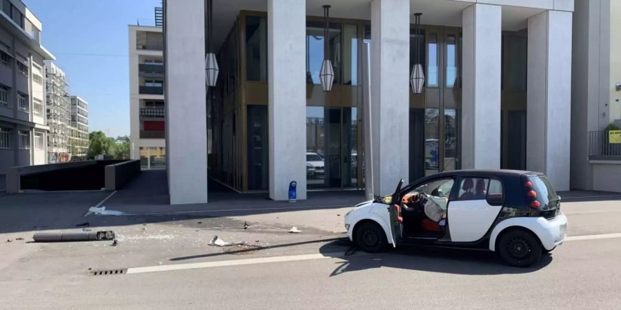 Lernfahrt Auto Unfall