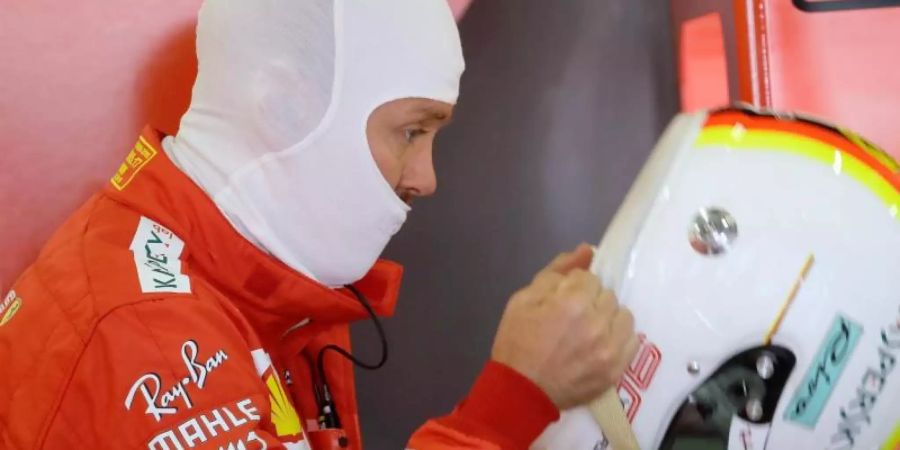Braucht einen Sieg: Beim Rennen in Silverstone steht Sebastian Vettel unter Druck. Foto: Luca Bruno/AP