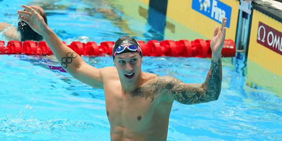 Caeleb Dressel schwimmt auch an der WM in Südkorea von Erfolg zu Erfolg
