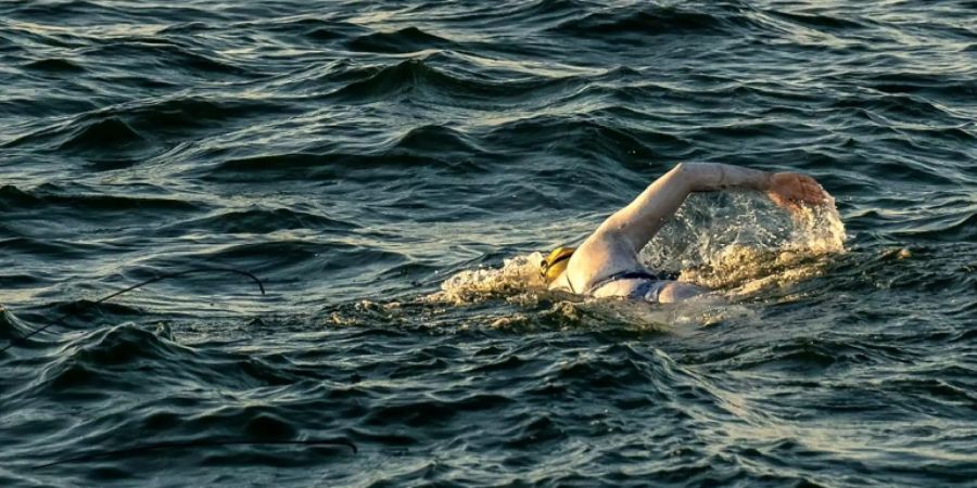 Sarah Thomas im Ärmelkanal