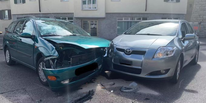 Unfall Stadt Schaffhausen Unfall_Autos