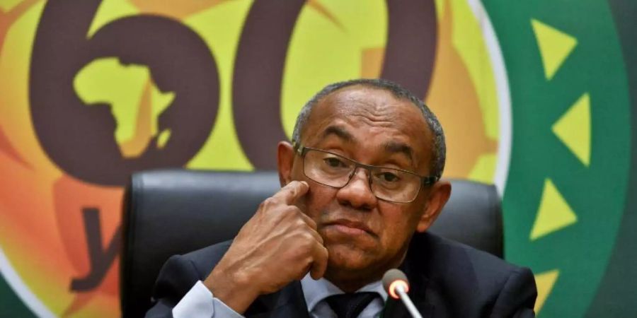 Ahmad Ahmad ist der Präsident des Afrikanischen Fussball-Verbandes (CAF). Foto: Str/AP