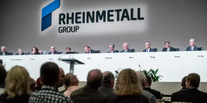 Protest Gegen Rustungskonzern Rheinmetall