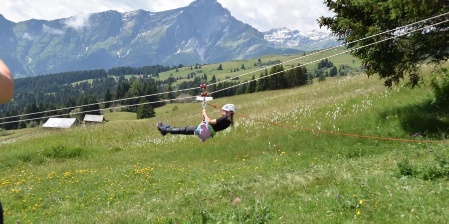 Auch eine (J&S konforme) Seilbahn wurde gebaut.