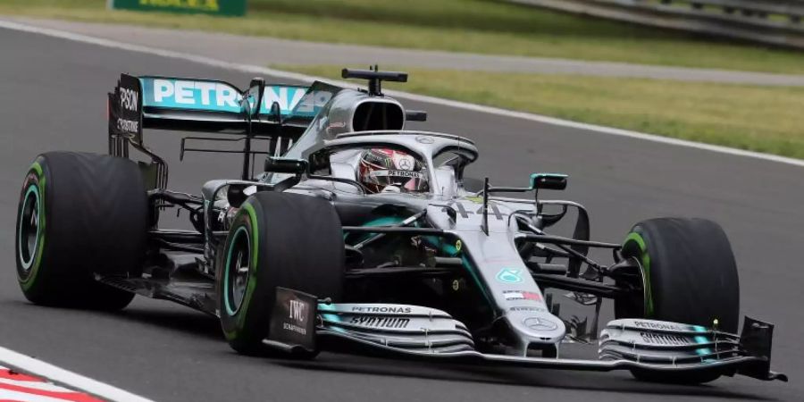 Lewis Hamilton furh beim letzten Training vor dem Qualifying in Ungarn Streckenrekord. Foto: -/Photo4/Lapresse via ZUMA Press/