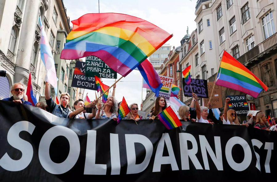 Pride-Parade in Sarajevo