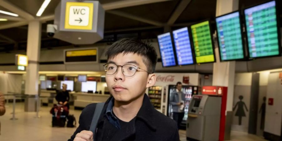 Wong bei seiner Ankunft in Berlin-Tegel