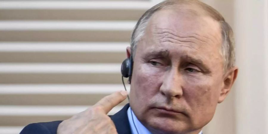 Kremlchef Wladimir Putin bei einer Pressekonferenz Mitte August. Foto: Gerard Julien/POOL AFP