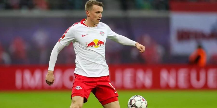 Soll seinen Vertrag bei RB Leipzig vorzeitig verlängern: Nationalspieler Lukas Klostermann. Foto: Jan Woitas