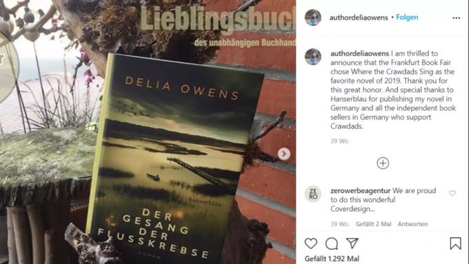 Reese Witherspoon wird den Film «der Gesang der Flusskrebse» produzieren. Reese Witherspoon