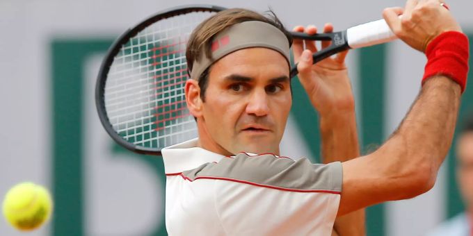 Ein Bild aus vergangenen Tagen: Roger Federer bei den French Open 2019. Roger Federer Grund