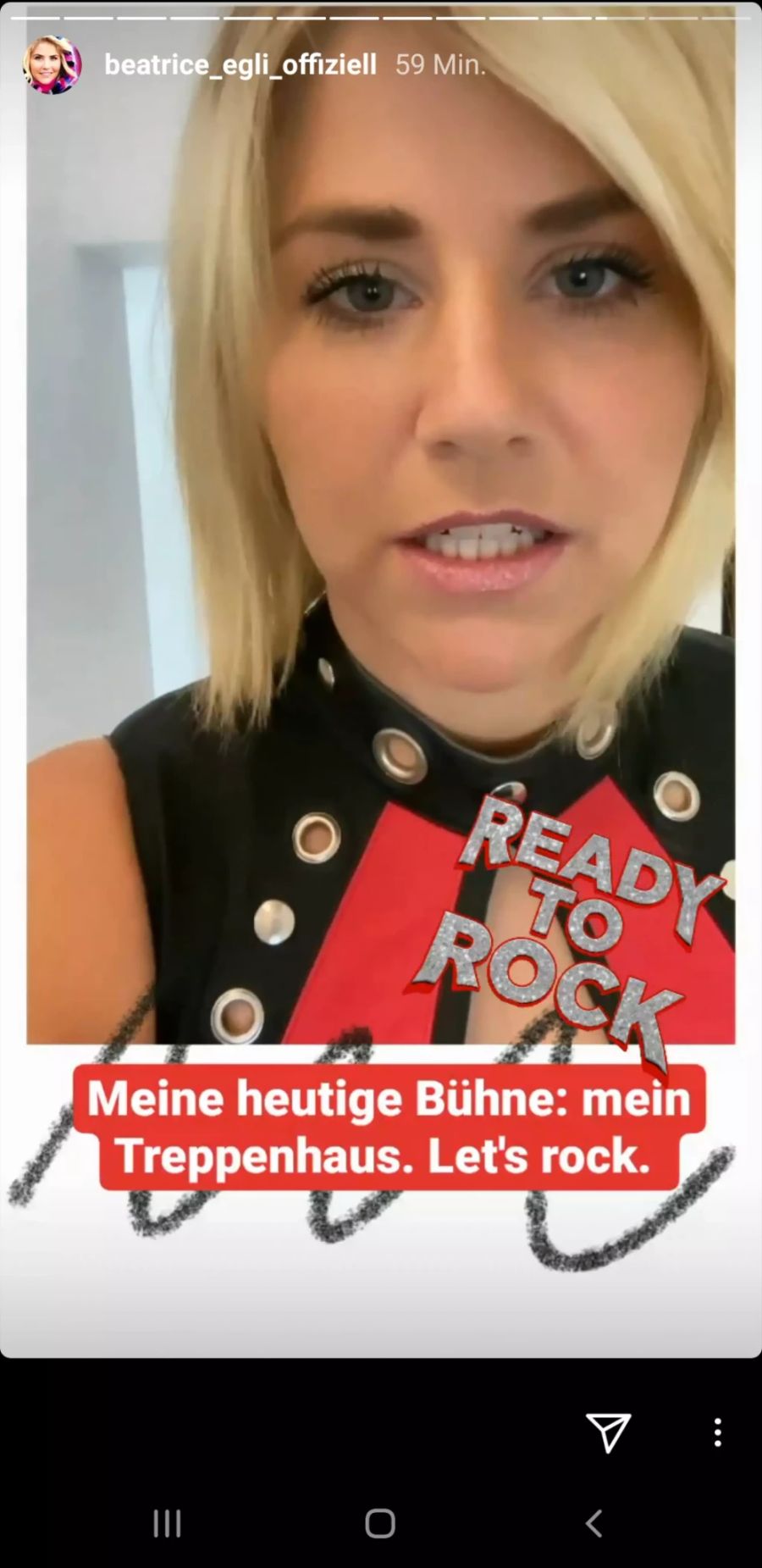 Beatrice Egli ist «ready to rock».