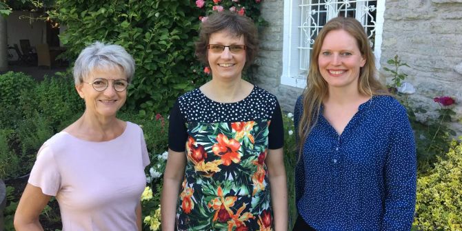 Maya Bally, Sabine Sutter und Cécile Kohler