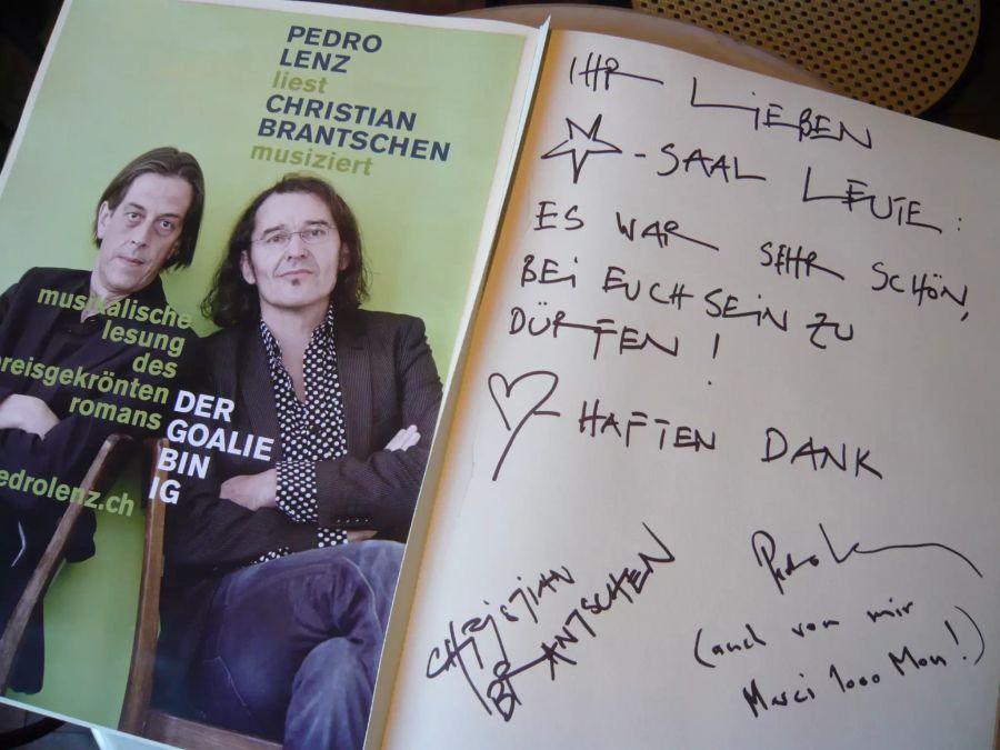 Pedro Lenz und Christian Brantschen