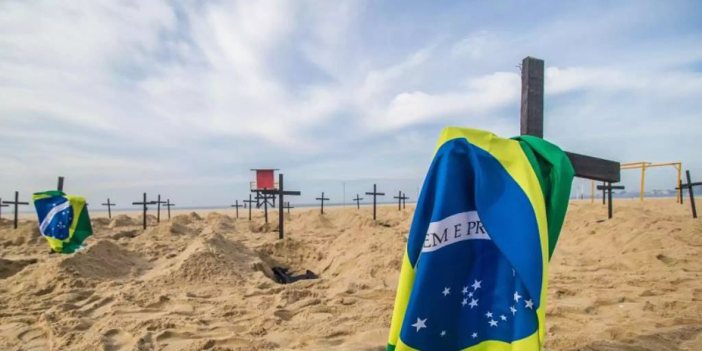 Brasilien nun das Land mit den zweitmeisten Corona-Toten