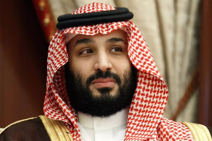 Kronprinz Mohammed bin Salman. Newcastle United